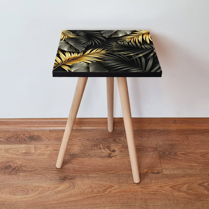 Hanah Home Mesa auxiliar Shp194 - Black/Gold Hanah Home Mesa auxiliar Shp194 - Black/Gold